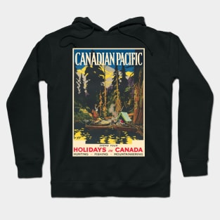Spend your holidays in Canada Vintage Poster 1926 Hoodie